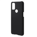 OnePlus Nord N10 5G Gummibelagt Plastik Cover - Sort