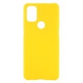 OnePlus Nord N10 5G Gummibelagt Plastik Cover - Gul