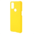 OnePlus Nord N10 5G Gummibelagt Plastik Cover - Gul