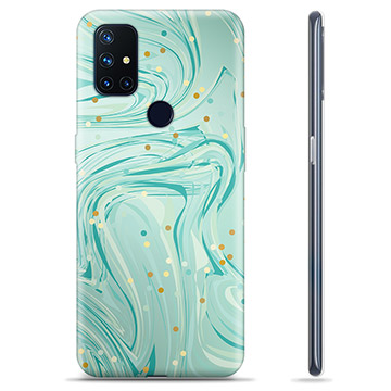 OnePlus Nord N10 5G TPU Cover - Grøn Mynte