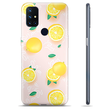 OnePlus Nord N10 5G TPU Cover - Citron Mønster