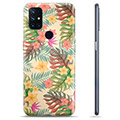 OnePlus Nord N10 5G TPU Cover - Lyserøde Blomster