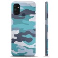 OnePlus Nord N100 TPU Cover - Blå Camouflage