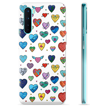 OnePlus Nord TPU Cover - Hjerter