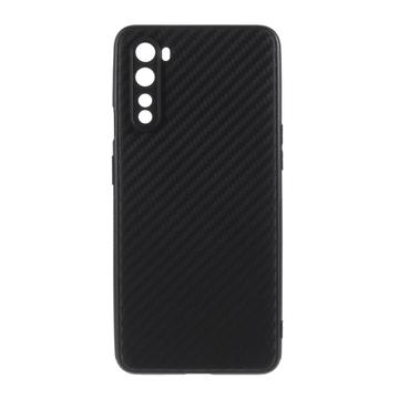 OnePlus Nord Twill Texture TPU Cover - Sort