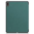 OnePlus Pad 2 Pro/Pad 3/Oppo Pad 4 Pro Tri-Fold Series Smart Folio-etui - Sortgrøn