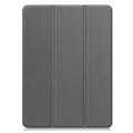 OnePlus Pad 2 Pro/Pad 3/Oppo Pad 4 Pro Tri-Fold Series Smart Folio-etui - grå
