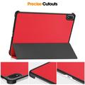 OnePlus Pad 2 Pro/Pad 3/Oppo Pad 4 Pro Tri-Fold Series Smart Folio-etui - rød