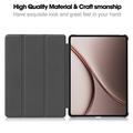 OnePlus Pad 4/Oppo Pad 5 Pro Tri-Fold Series Smart Folio-etui - Sortgrøn