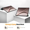 OnePlus Pad 4/Oppo Pad 5 Pro Tri-Fold Series Smart Folio-etui - Sortgrøn
