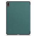 OnePlus Pad 4/Oppo Pad 5 Pro Tri-Fold Series Smart Folio-etui - Sortgrøn