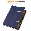 OnePlus Pad 4/Oppo Pad 5 Pro Tri-Fold Series Smart Folio-etui - mørkeblå