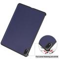 OnePlus Pad 4/Oppo Pad 5 Pro Tri-Fold Series Smart Folio-etui - mørkeblå