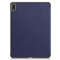 OnePlus Pad 4/Oppo Pad 5 Pro Tri-Fold Series Smart Folio-etui - mørkeblå