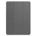 OnePlus Pad 4/Oppo Pad 5 Pro Tri-Fold Series Smart Folio-etui - grå