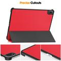 OnePlus Pad 4/Oppo Pad 5 Pro Tri-Fold Series Smart Folio-etui - rød