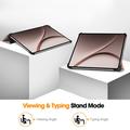 OnePlus Pad 4/Oppo Pad 5 Pro Tri-Fold Series Smart Folio-etui - Rosaguld