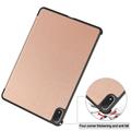 OnePlus Pad 4/Oppo Pad 5 Pro Tri-Fold Series Smart Folio-etui - Rosaguld