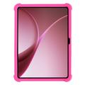 OnePlus Pad Go 2/Oppo Pad Air5 silikoneetui med kickstand - Hot Pink