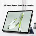 OnePlus Pad Go/Oppo Pad Air2 Tri-Fold Series Smart Folio Cover - Blå