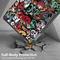 OnePlus Pad Go/Oppo Pad Air2 Tri-Fold Series Smart Folio Cover - Graffiti