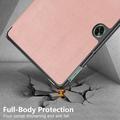 OnePlus Pad Go/Oppo Pad Air2 Tri-Fold Series Smart Folio Cover - Rødguld