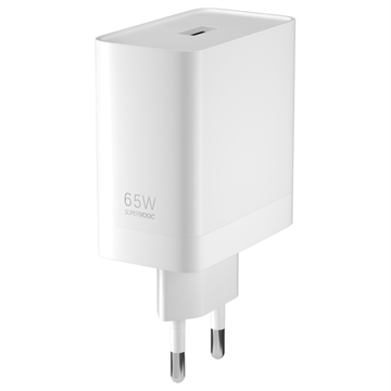 OnePlus SuperVOOC USB Strømforsyning 5461100114 - 65W - Hvid