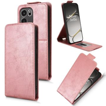 OnePlus Turbo 6V lodret flip-etui med stativ - rosaguld