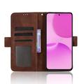 OnePlus Turbo 6X/Nord CE6 Lite/Realme P4x Kortholder Pung Etui - Brun