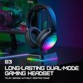 Onikuma B3 trådløse over-ear gaming-hovedtelefoner med RGB-lys