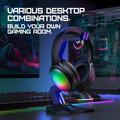 Onikuma B3 trådløse over-ear gaming-hovedtelefoner med RGB-lys