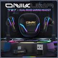 Onikuma T27 trådløse gaming-øretelefoner med lav latenstid - sort