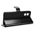 Oppo A18/A38 Pung med Magnetisk Lukning - sort