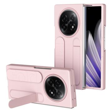 Oppo Find N5 Hybrid cover med armbånd og kickstand - Pink