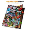Oppo Pad 2 Tri-Fold Series Smart Folio Cover - Graffiti