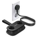 Orico AP3 6-i-1 stikdåse 65W - 2x vekselstrøm, 2x USB-A, 2x USB-C PD