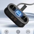 Orico AP3 6-i-1 stikdåse 65W - 2x vekselstrøm, 2x USB-A, 2x USB-C PD - sort
