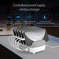 Orico Ladestation til 5 Enheder - USB-A - 40W - Hvid