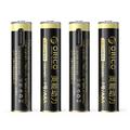 Orico Ener-G EG7C genopladelige AAA-batterier med USB-C-opladerkabel
