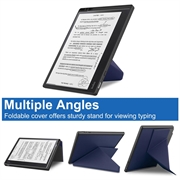 Kobo Elipsa 2E Origami Stand Folio Cover - Mørkeblå