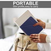 Kobo Libra 2 Origami Stand Folio Cover - Mørkeblå