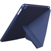 iPad 10.2 2019/2020/2021 Origami Stand Folio Cover - Mørkeblå