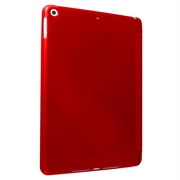 iPad 10.2 2019/2020/2021 Origami Stand Folio Cover - Rød