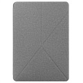 Origami Stand Samsung Galaxy Tab S7+/S8+ Folio Cover - Grå
