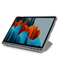 Origami Stand Samsung Galaxy Tab S7+/S8+ Folio Cover - Grå
