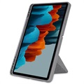 Origami Stand Samsung Galaxy Tab S7+/S8+ Folio Cover - Grå