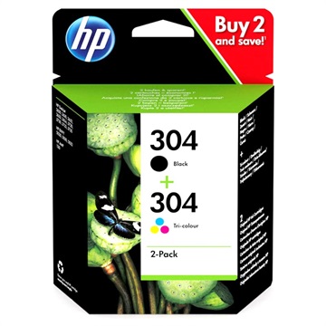 HP 304 Multipack Blækpatroner 3JB05AE - 4 Farver