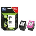HP 304 Multipack Blækpatroner 3JB05AE - 4 Farver