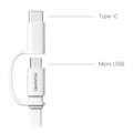 Huawei AP55S 2-i-1 USB Type-C / MicroUSB Kabel - 1.5m