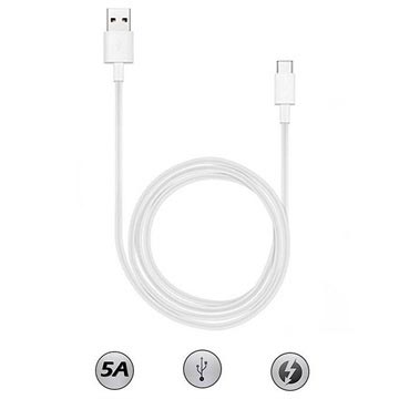Huawei AP71 SuperCharge USB Type-C Kabel - 1m - Hvid